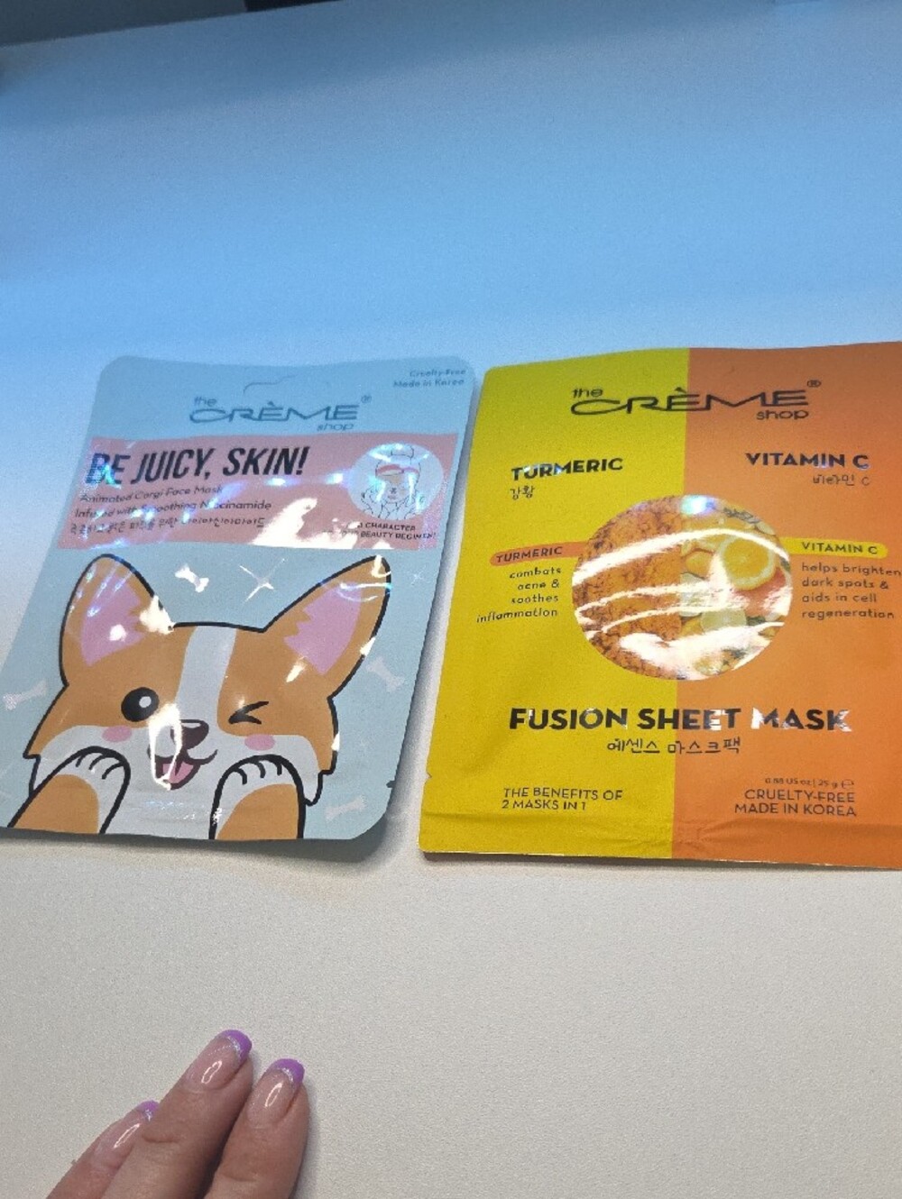 Creme Shop 4 Piece- Hydrating Sheet Masks for - Picture 3 of 4